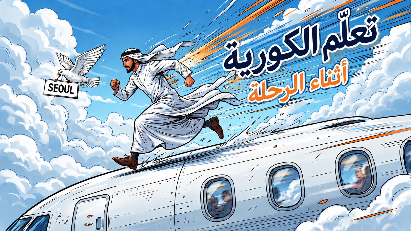 تعلّم الكورية أثناء الرحلة
